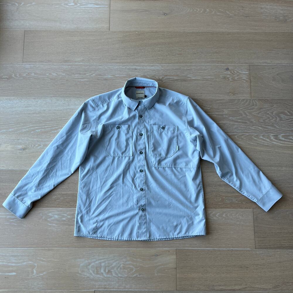 SIMMS Men's Long Sleeve Button Down Fishing Shirt